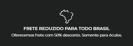 Frete reduzido para todo o Brasil