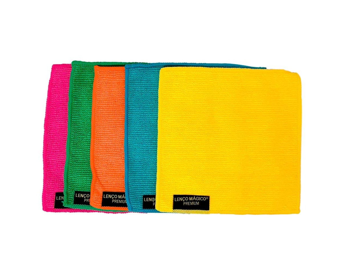 Kit Lenço Mágico Flanela Premium Micro Fibra