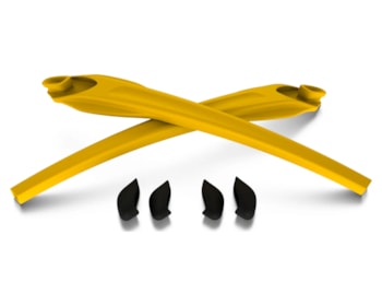 Kit Oakley Hastes + 2 Borrachas Flak 2.0 Yellow