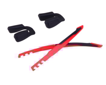 Kit Oakley Hastes + 2 Borrachas Jawbreaker Red
