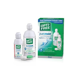 Kit Solução Opti-Free Puremoist 420ml