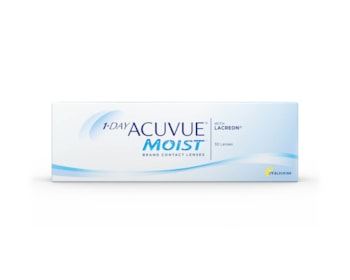 Lente de Contato Acuvue Moist 1 Day com Lacreon Grau Diário