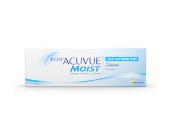 Lente de Contato Acuvue Moist 1 Day para Astigmatismo Grau Diário