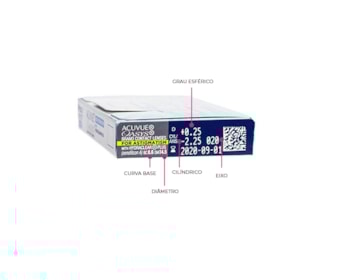 Lente de Contato Acuvue Oasys para Astigmatismo Grau Quinzenal