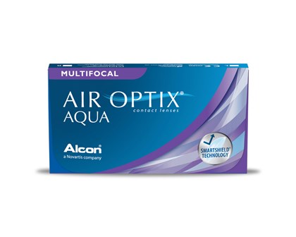 Lente De Contato Alcon Air Optix Aqua Multifocal Grau Mensal - Incolor