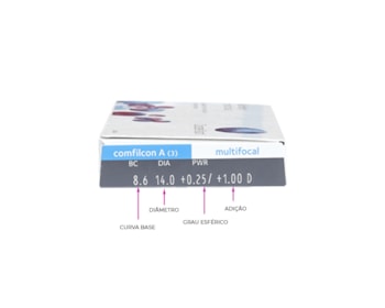 Lente de Contato Biofinity Multifocal Com Grau Mensal