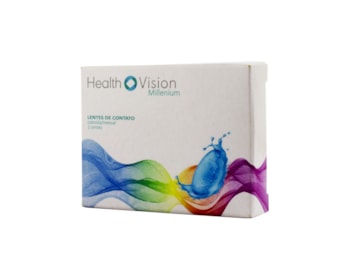 Lente de Contato Health Vision Colorida Com Grau Mensal