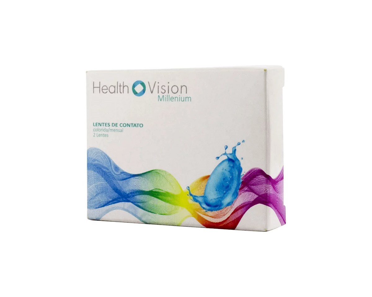 Lente de Contato Health Vision Colorida Sem Grau Mensal