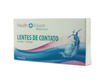Lente de Contato Health Vision Com Grau Mensal