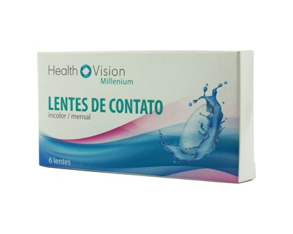 Lente de Contato Health Vision Com Grau Mensal