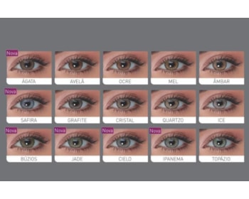 Lente de Contato Natural Colors Sem Grau Anual - Kit