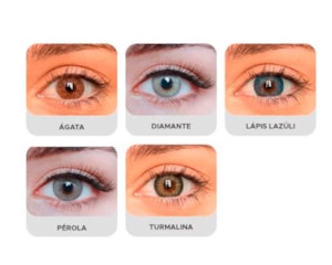 Lente de Contato Natural Vision Beauty Color Grau Mensal