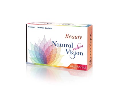 Lente de Contato Natural Vision Beauty Color Grau Mensal - Pérola