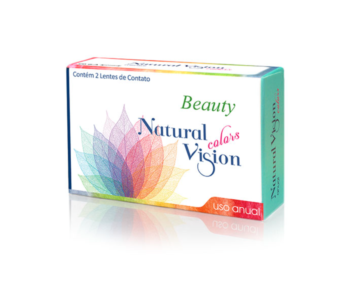 Lente de Contato Natural Vision Beauty Color Sem Grau Anual