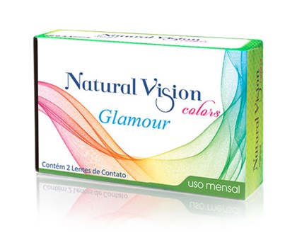 Lente de Contato Natural Vision Glamour Color com Grau Mensal