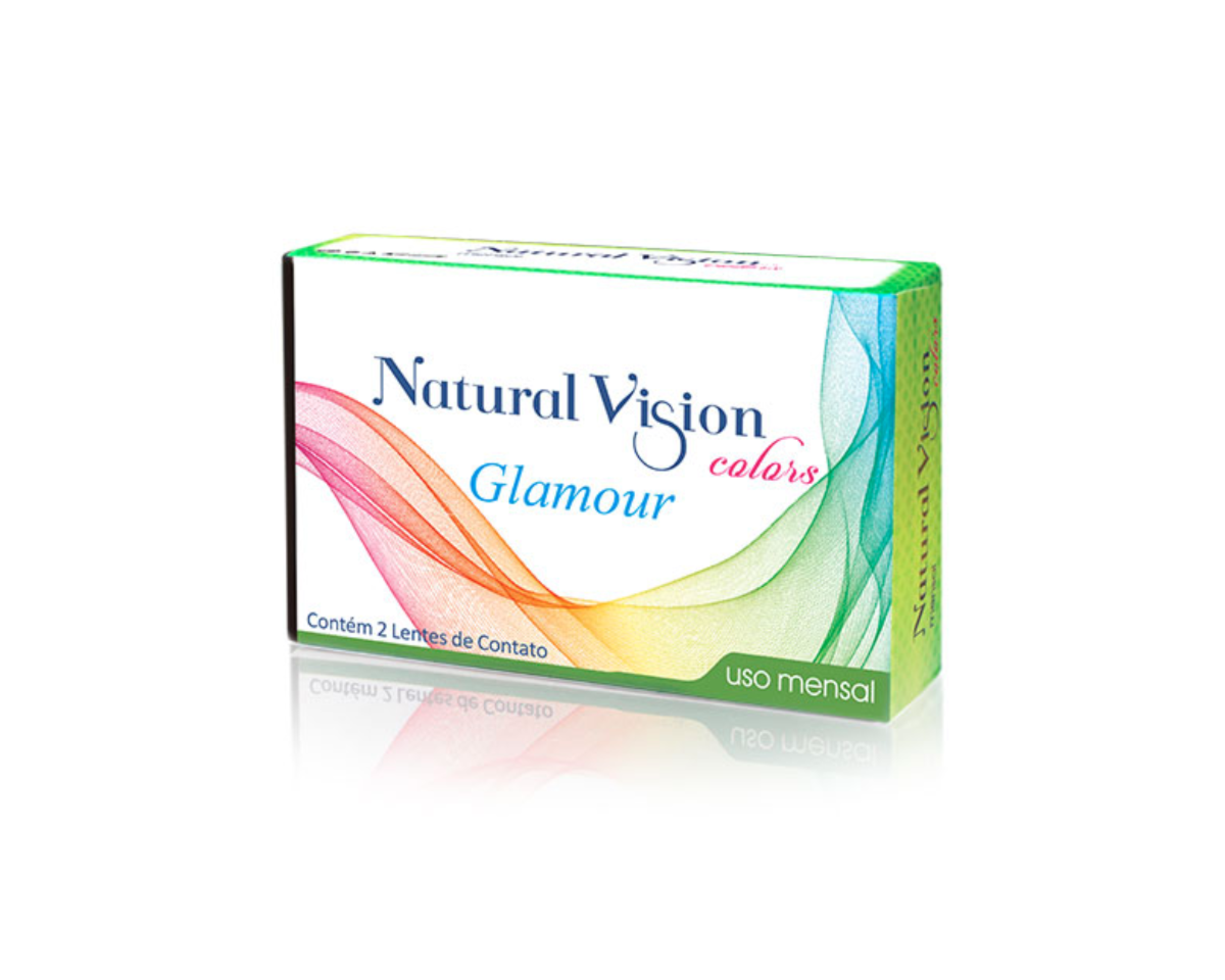 Lente de Contato Natural Vision Glamour Color com Grau Mensal