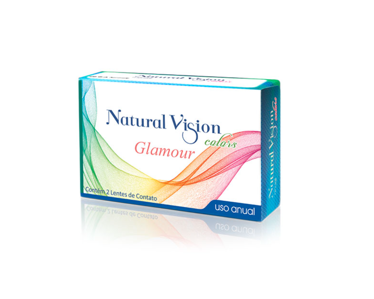 Lente de Contato Natural Vision Glamour Color Sem Grau Anual