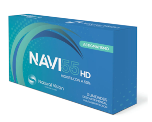 Lente de Contato Natural Vision Navi 55HD Astigmatismo Mensal