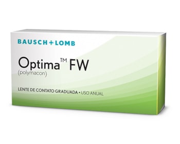 Lente de Contato Optima FW Com Grau Anual