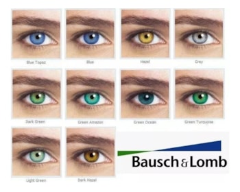 Lente de Contato Optima Natural Look Com Grau Anual