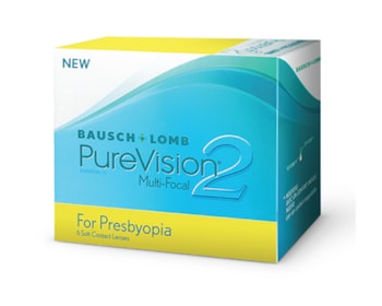Lente de Contato PureVision 2 Multifocal Com Grau Mensal