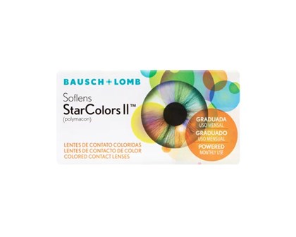 Lente de Contato SofLens StarColors II Com Grau Mensal
