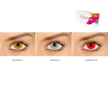 Lente de Contato Solflex Color Hype Sem Grau Mensal