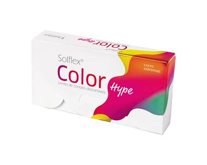 Lente de Contato Solflex Color Hype Sem Grau Mensal