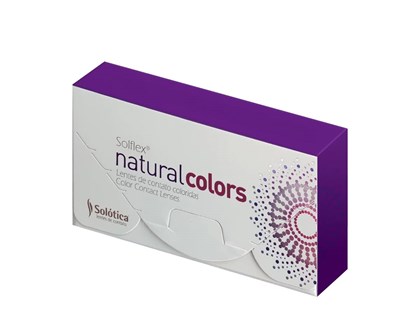 Lente de Contato Solflex Natural Colors Com Grau Mensal