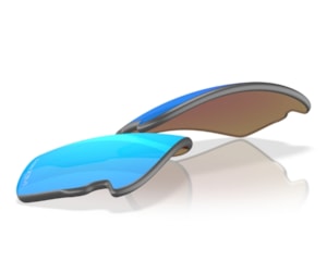 Lente de Reposição Oakley Flak 2.0 XS OO9511 Prizm Sapphire Iridium