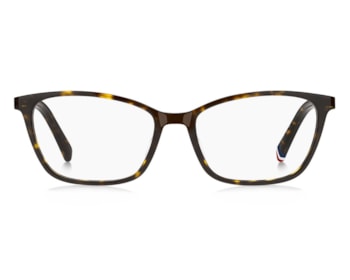 Óculo de  Grau Tommy Hilfiger Marrom Havana  TH2295 086-53
