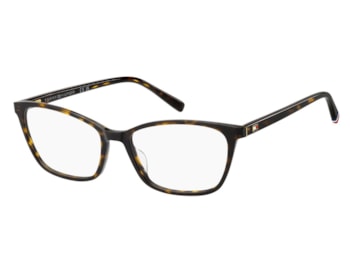 Óculo de  Grau Tommy Hilfiger Marrom Havana  TH2295 086-53