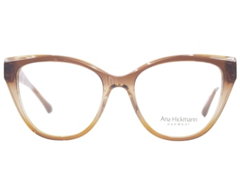 Óculos de Grau Ana Hickmann Duo Fashion Marrom  ANA8 C01-53