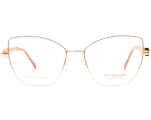 Óculos de Grau Ana Hickmann Duo Fashion Vinho Dourado ANA7 07B-55
