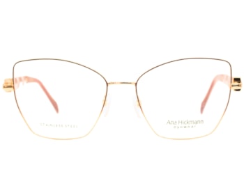 Óculos de Grau Ana Hickmann Duo Fashion Vinho Dourado ANA7 07B-55