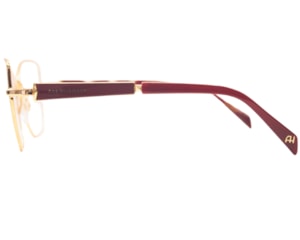 Óculos de Grau Ana Hickmann Duo Fashion Vinho Dourado ANA7 07B-55