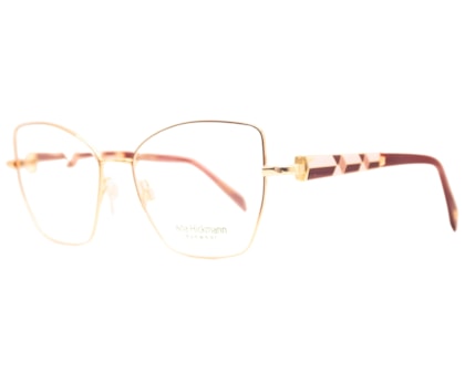 Óculos de Grau Ana Hickmann Duo Fashion Vinho Dourado ANA7 07B-55