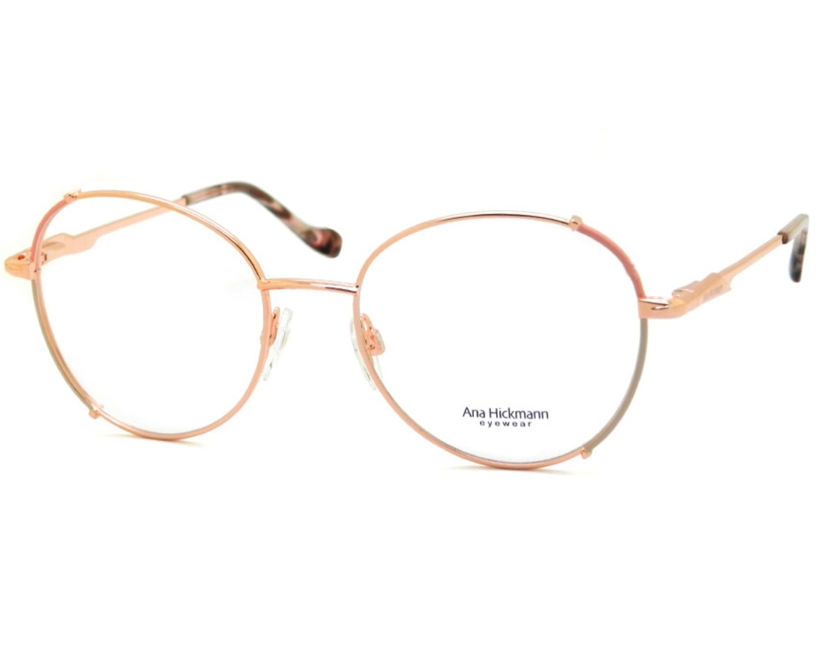 Óculos de Grau Ana Hickmann Mila 3 Rosé AH10054 10A-53