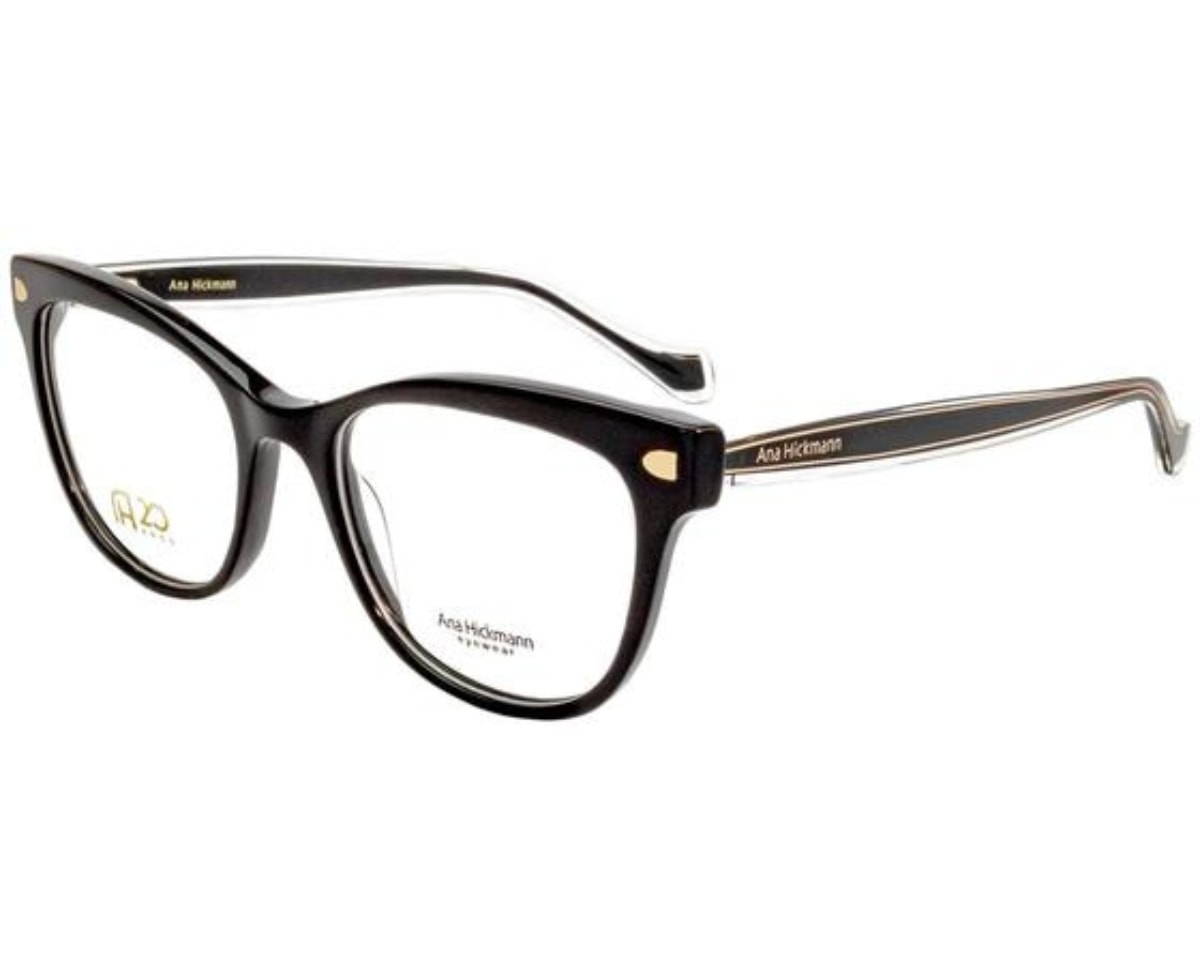 Óculos de Grau Ana Hickmann Preto AH6438 A01-52