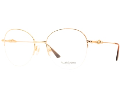 Óculos de Grau Ana Hickmann Vicky 3 Dourado AH10064 04B-53