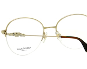 Óculos de Grau Ana Hickmann Vicky 3 Prata AH10064 11A-53