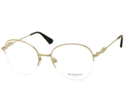 Óculos de Grau Ana Hickmann Vicky 3 Prata AH10064 11A-53
