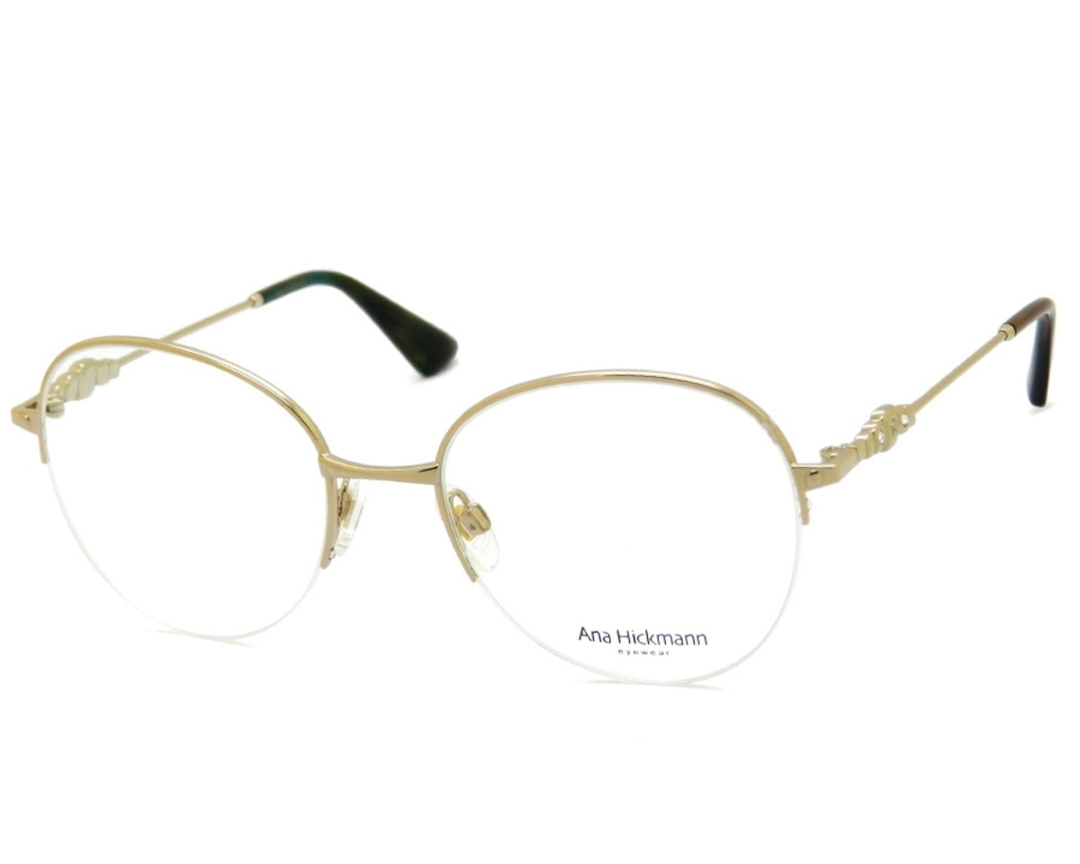 Óculos de Grau Ana Hickmann Vicky 3 Prata AH10064 11A-53