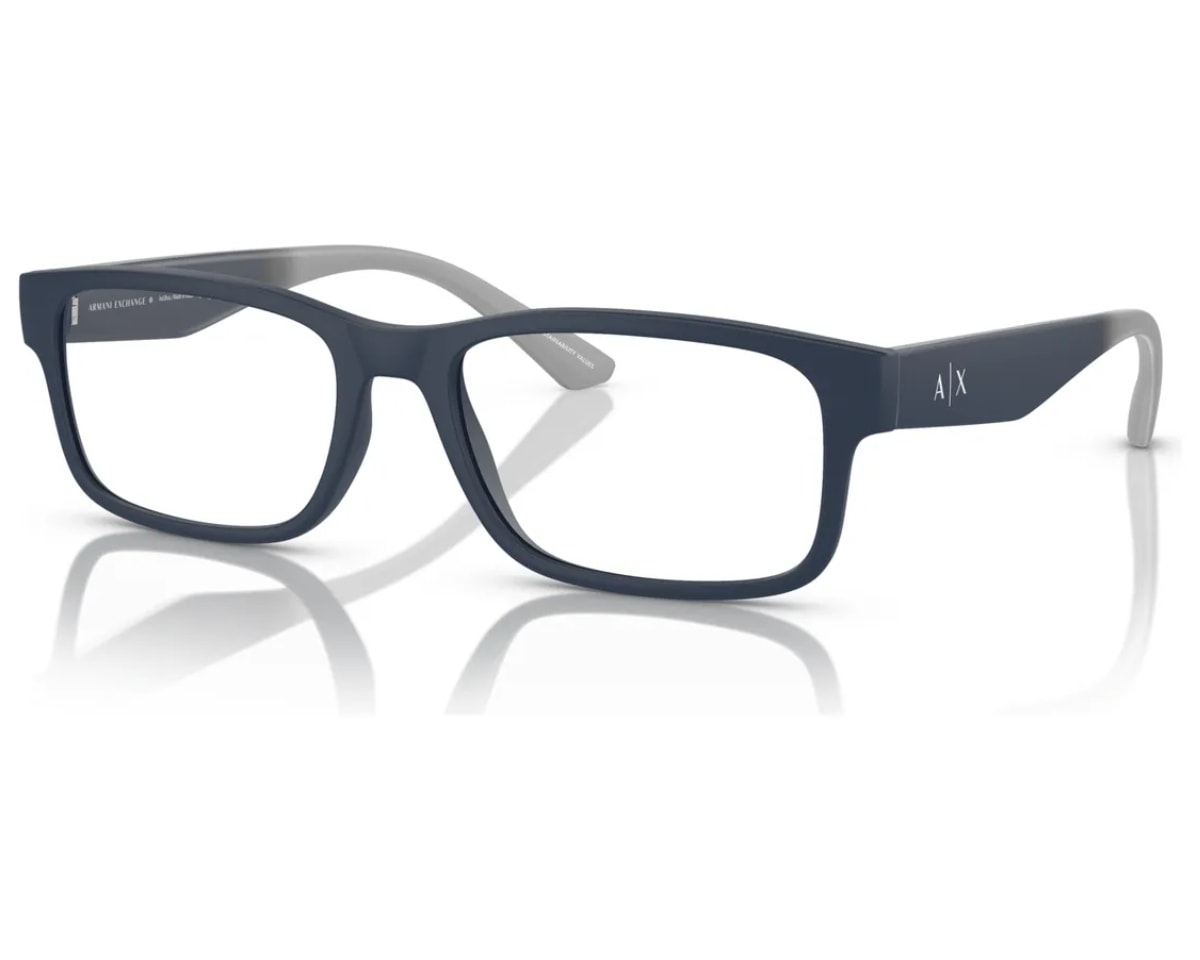 Óculos de Grau Armani Exchange Azul Fosco AX3106 8273-56
