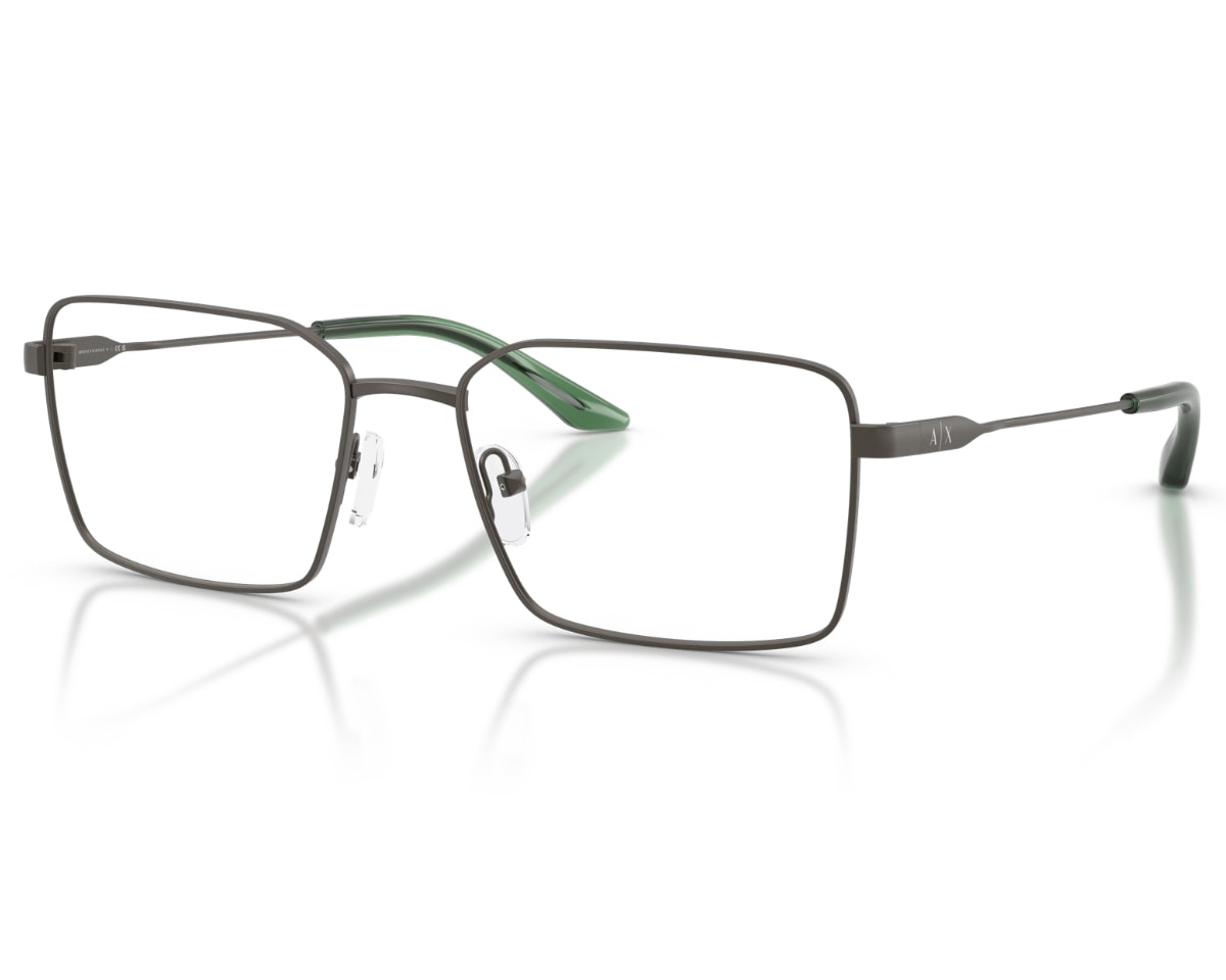 Óculos de Grau Armani Exchange Cinza Fosco AX1076 6133-57 - Officina 7