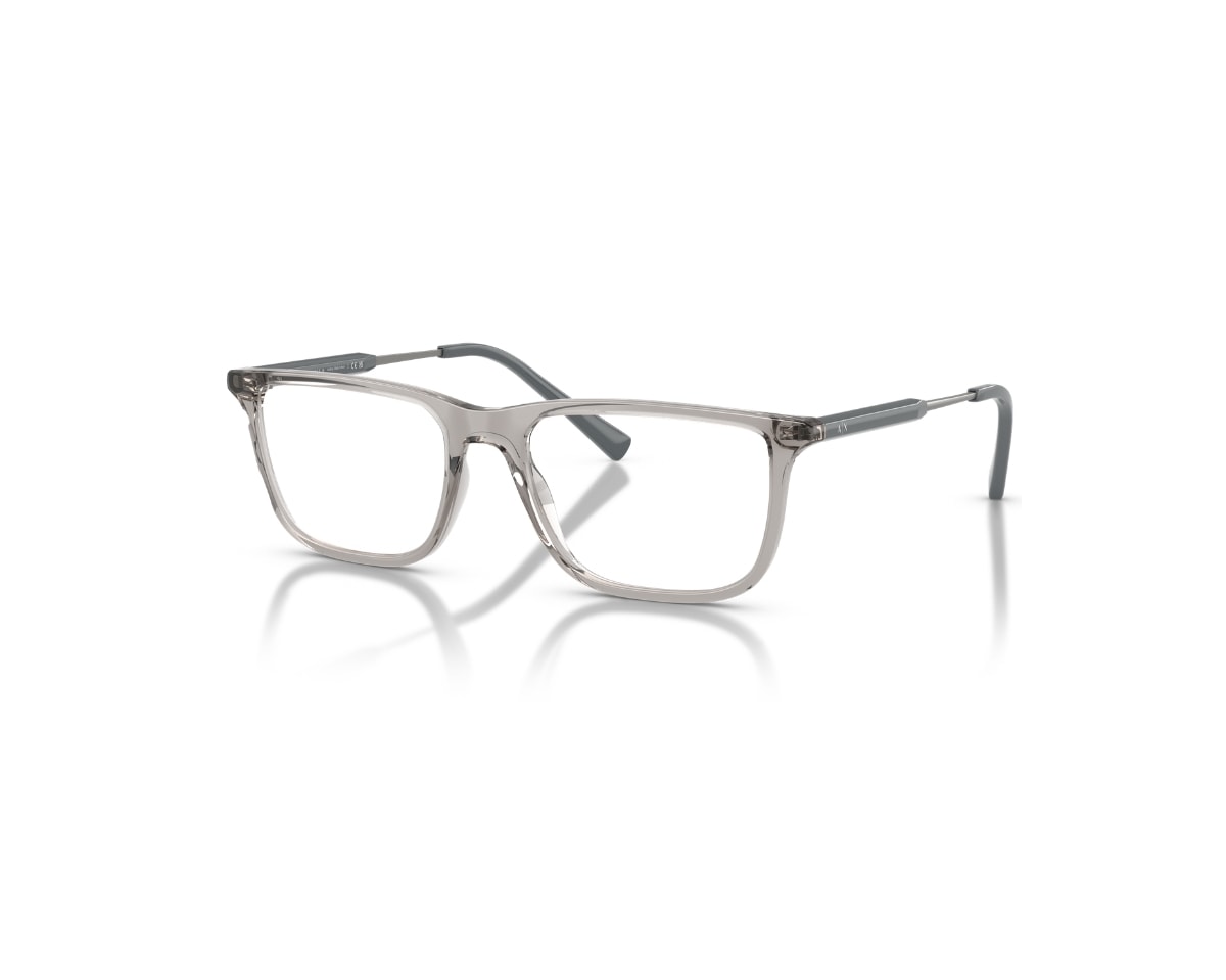 Óculos de Grau Armani Exchange Cinza Translúcido AX3126 8394-54