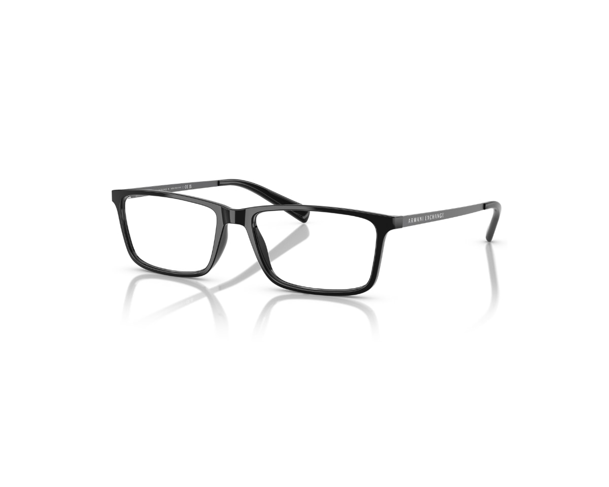 Óculos de Grau Armani Exchange Preto AX3027L 8158-55