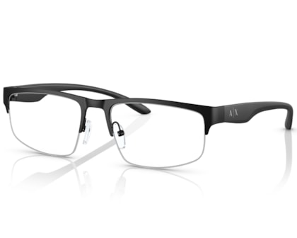 Óculos de Grau Armani Exchange Preto Fosco AX1054 6000-55