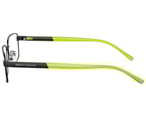 Óculos de Grau Armani Exchange Preto Fosco Verde AX1050 6119-56