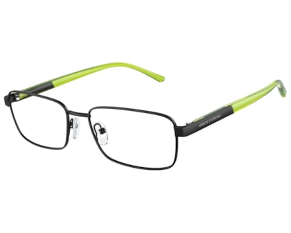 Óculos de Grau Armani Exchange Preto Fosco Verde AX1050 6119-56